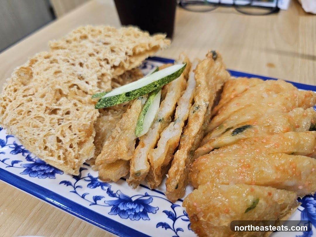 Fried Fish Cakes and Crispy Crackers