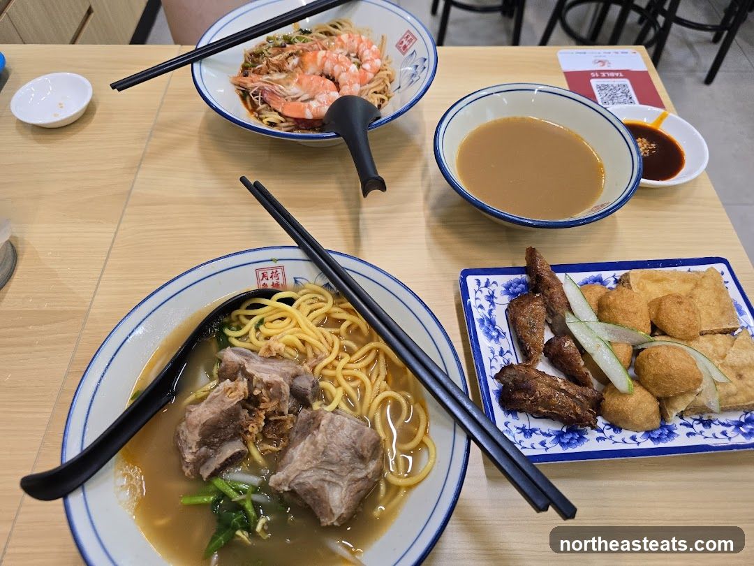 Noodle and Appetizer Platter