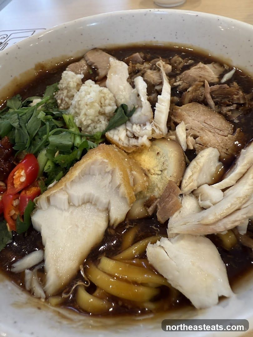Noodle Soup with Fish and Pork