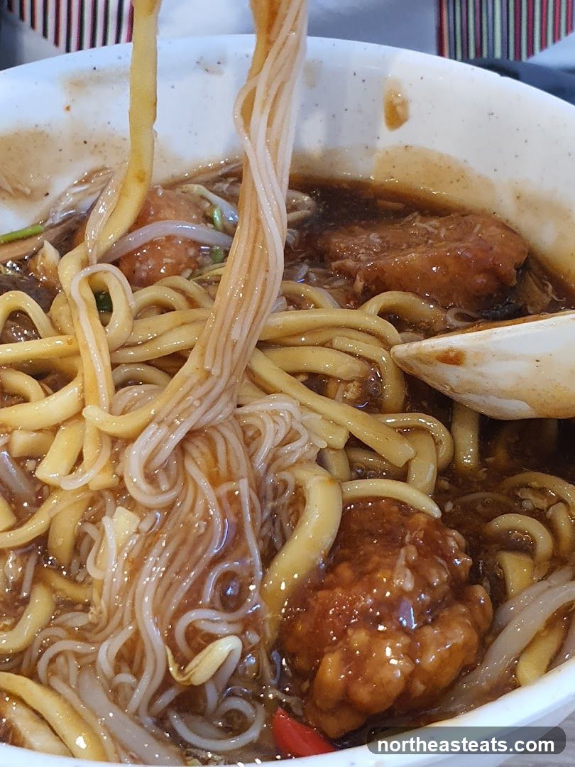 Noodle Soup with Meatballs