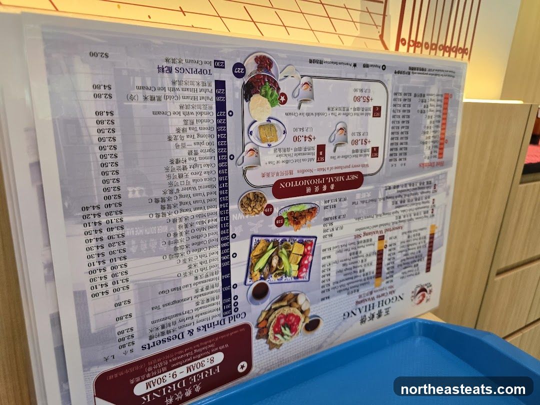 Ngo Hiang Menu