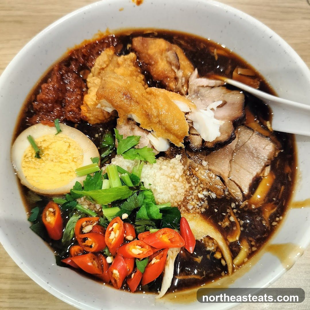 Noodle Soup with Various Toppings