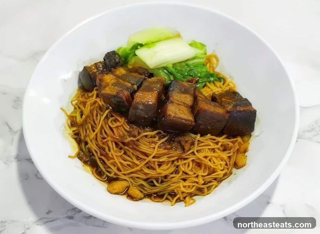 Braised Pork Belly Noodles