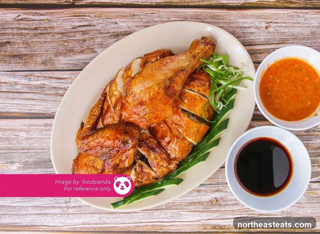 Roasted Chicken with Sauces