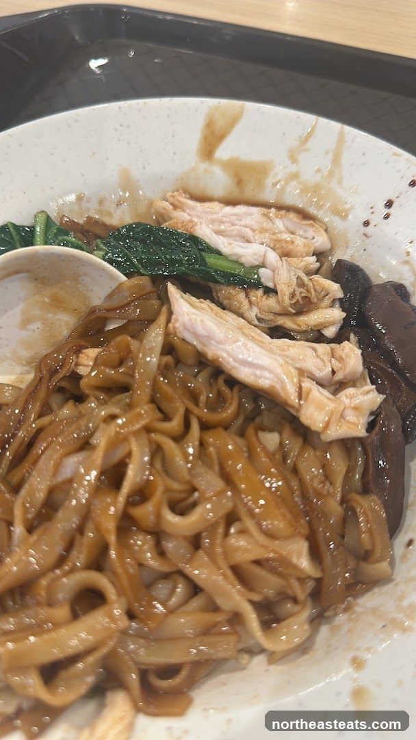 Noodles with Chicken and Mushrooms