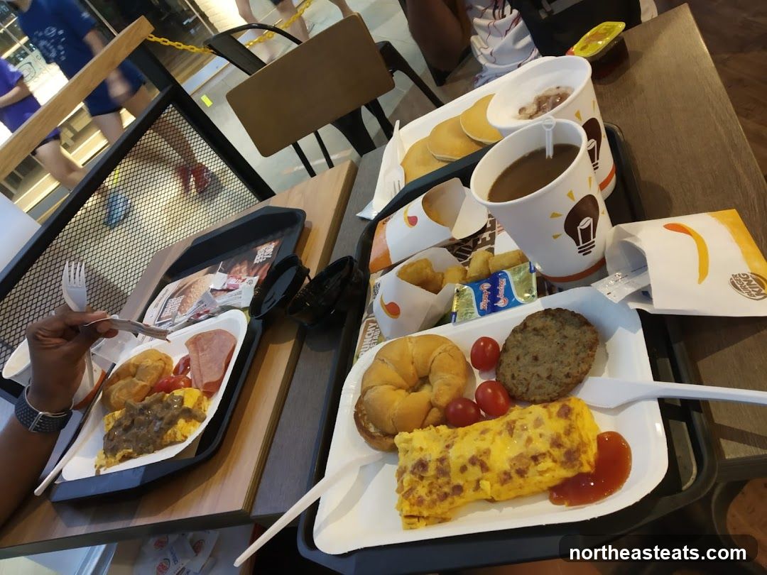 Burger King Breakfast Trays