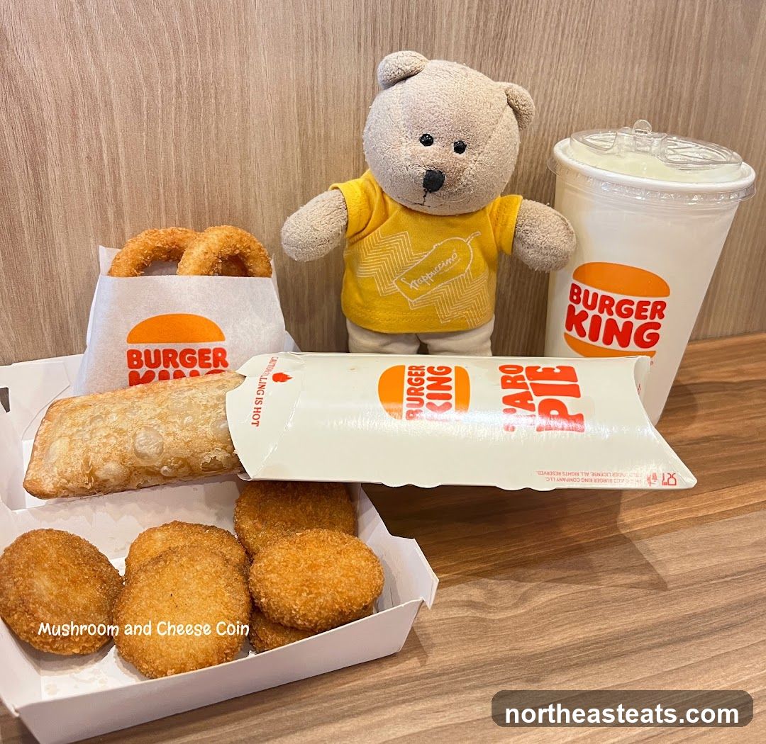 Burger King Meal with Teddy Bear