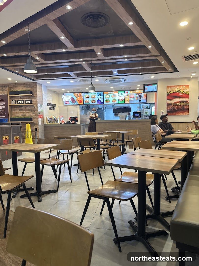 Fast Food Restaurant Interior