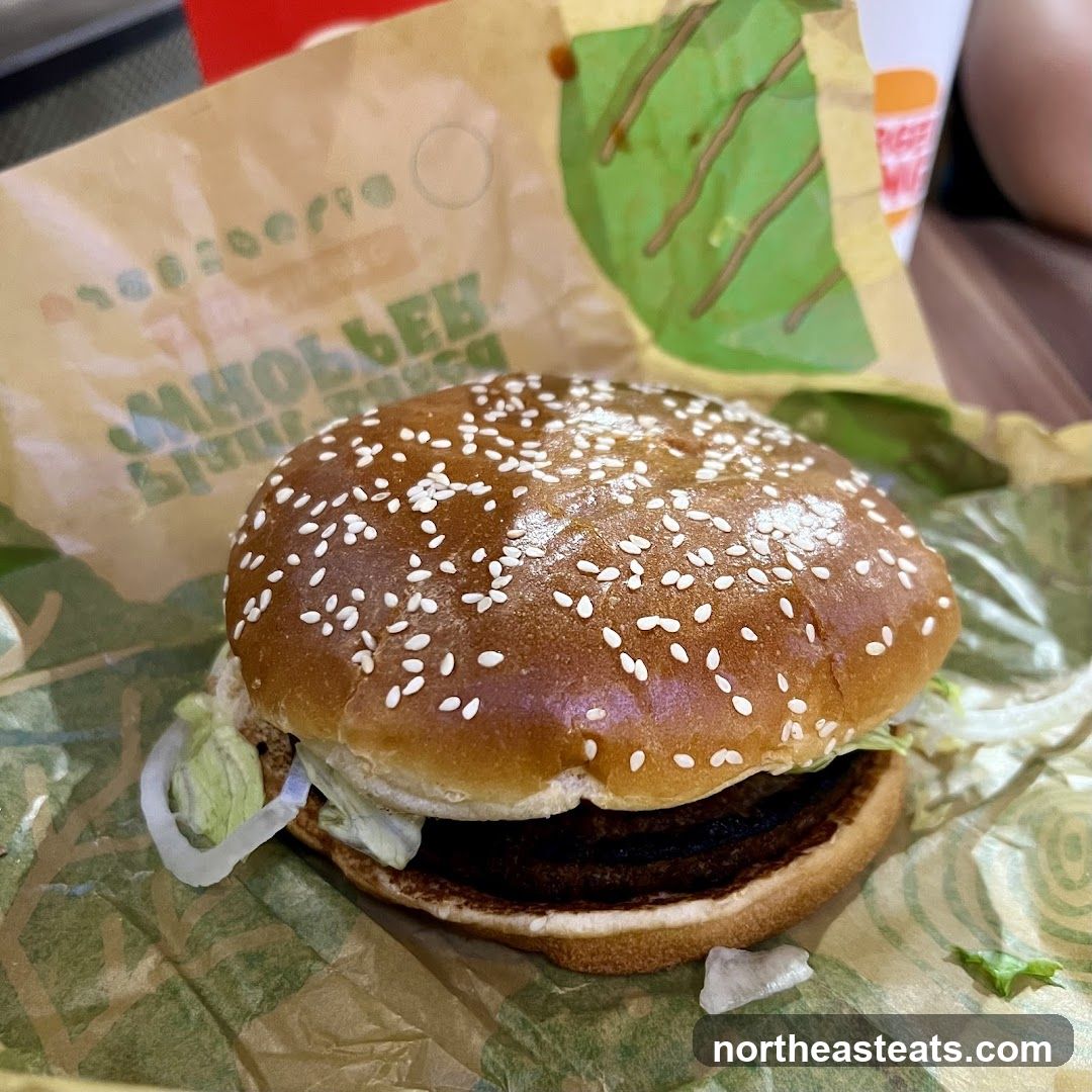 Burger with Sesame Seed Bun