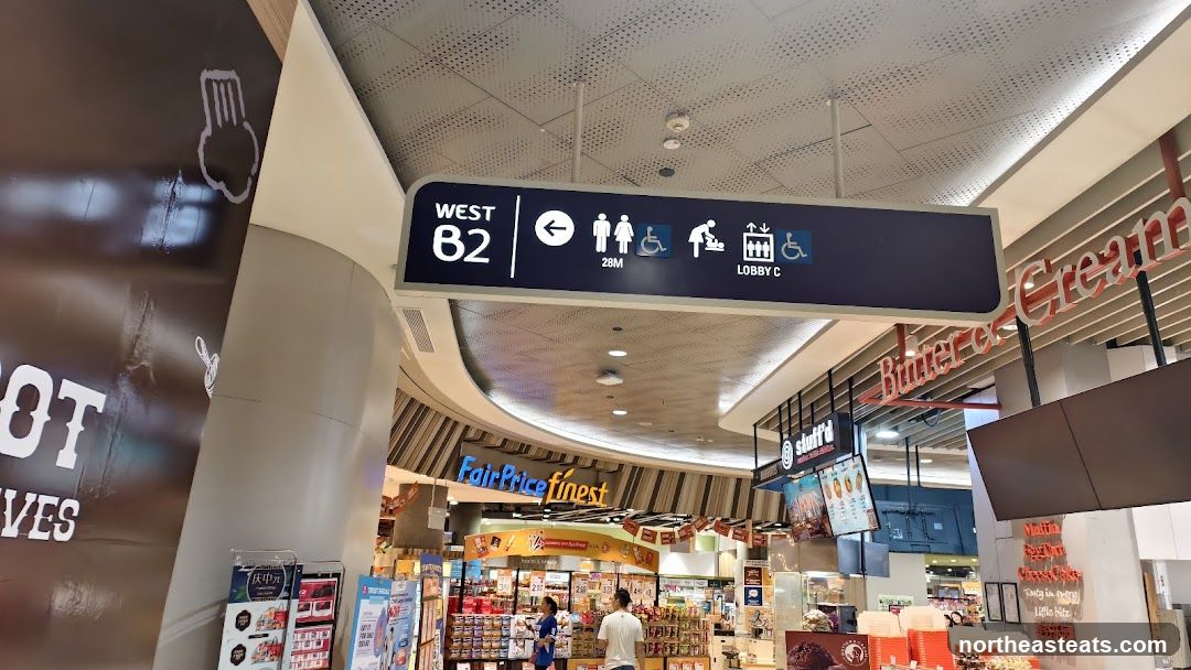 Mall Interior with Signage