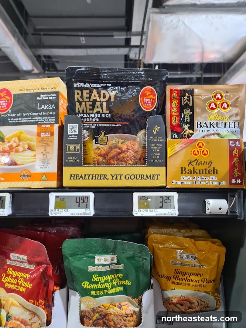 Assorted Singaporean Food Products