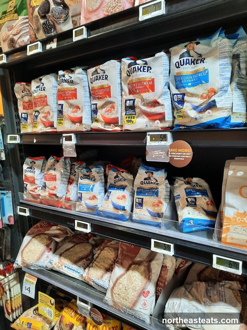 Oatmeal Products on Shelves