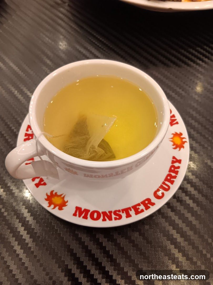Tea in a cup with saucer