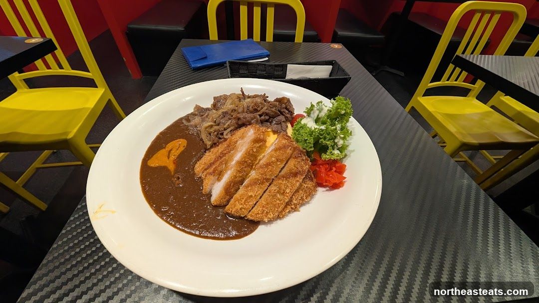 Curry with Katsu and Beef