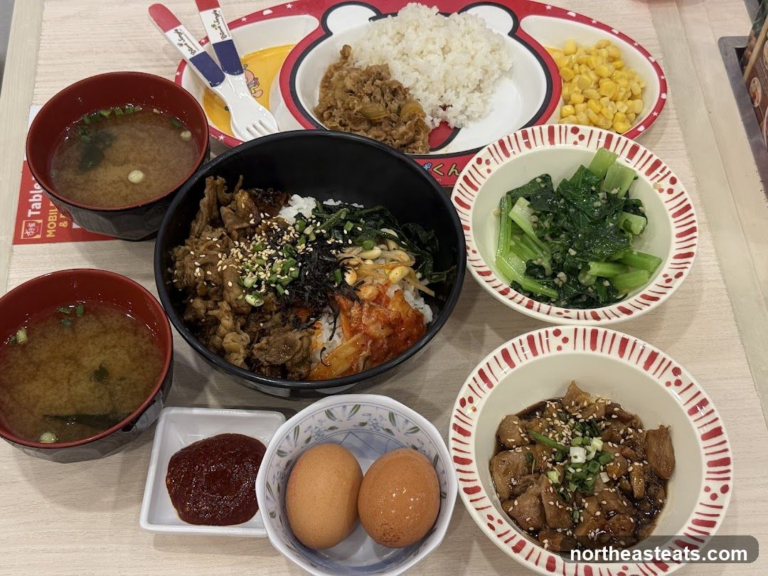 Japanese Food Spread