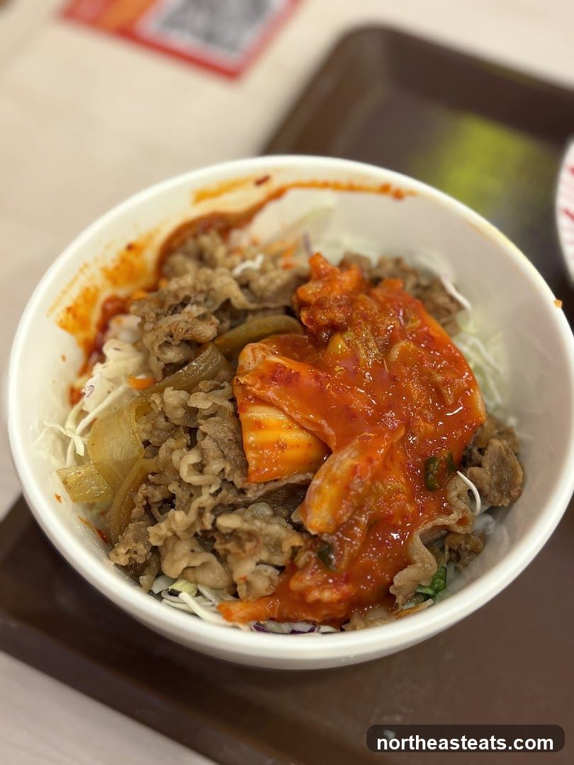 Beef and Kimchi Rice Bowl