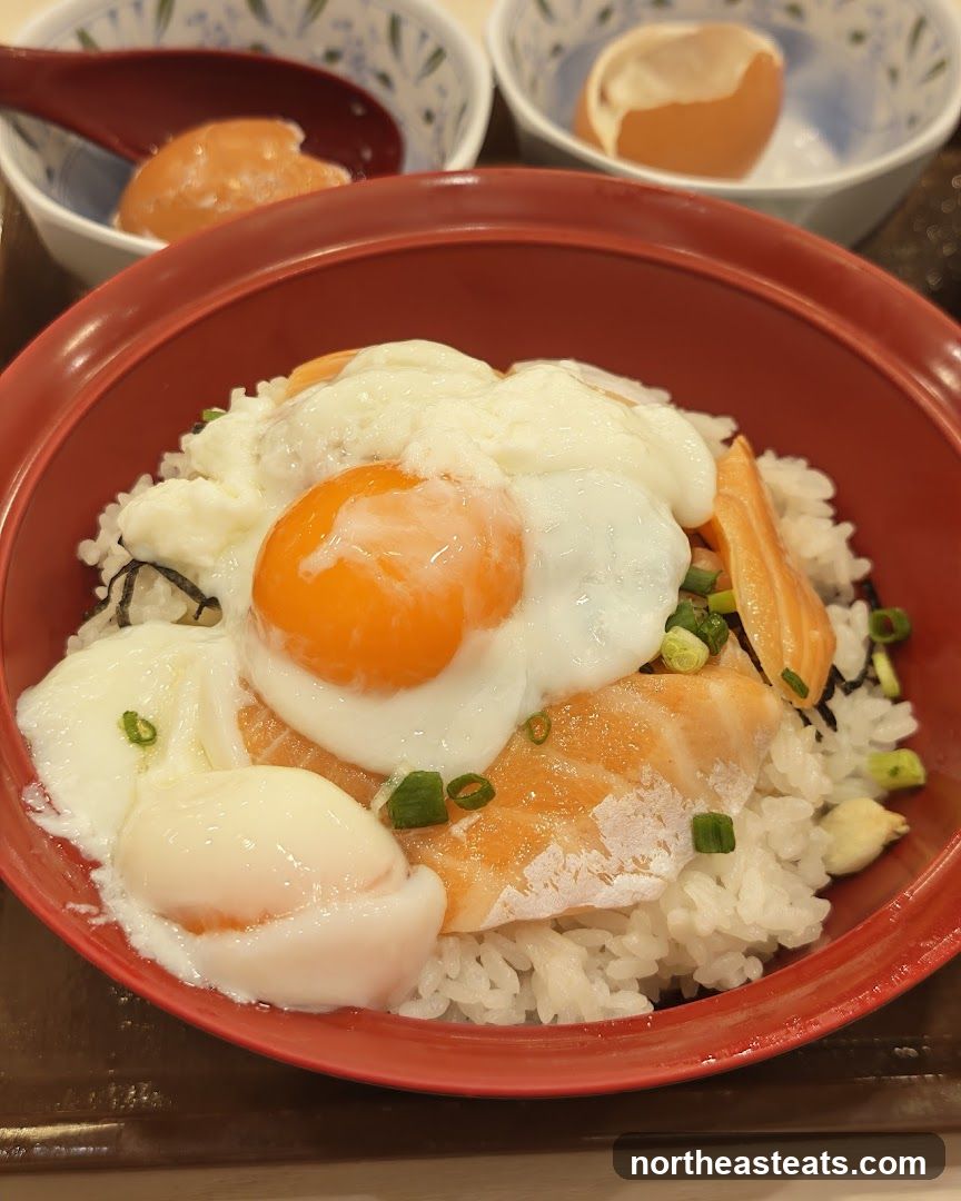 Salmon and Egg Rice Bowl
