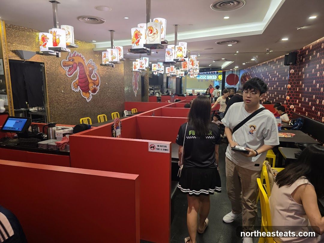 Restaurant Interior with Dragon Theme