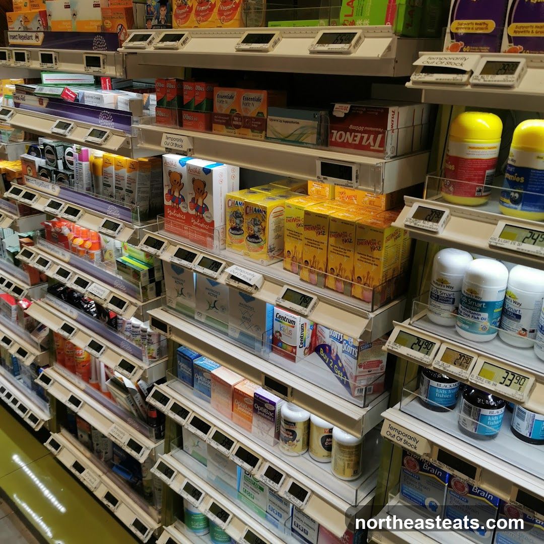 Health and Wellness Products on Shelves