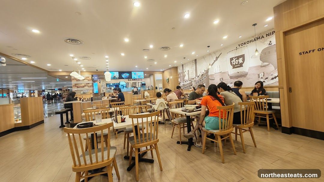 Restaurant Interior with Diners