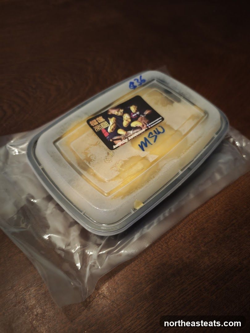 Food Container with Sticker