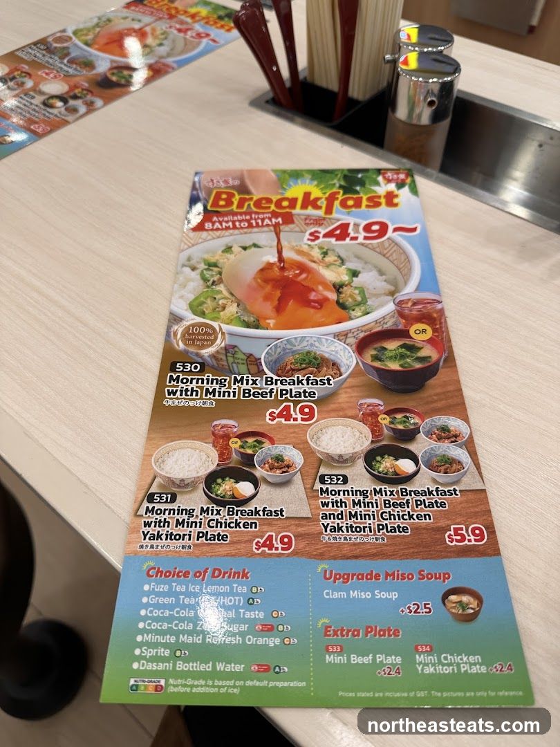 Breakfast Menu