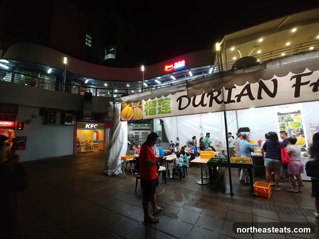 Outdoor Durian Stall