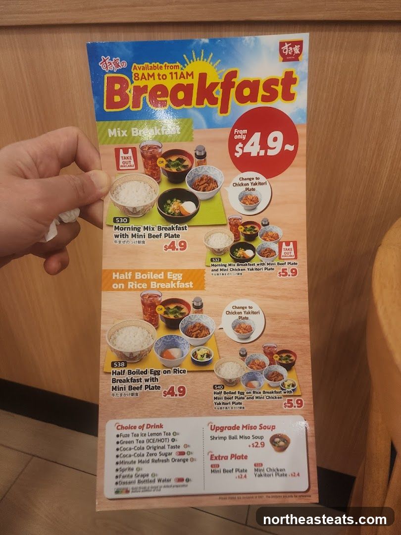 Breakfast Menu