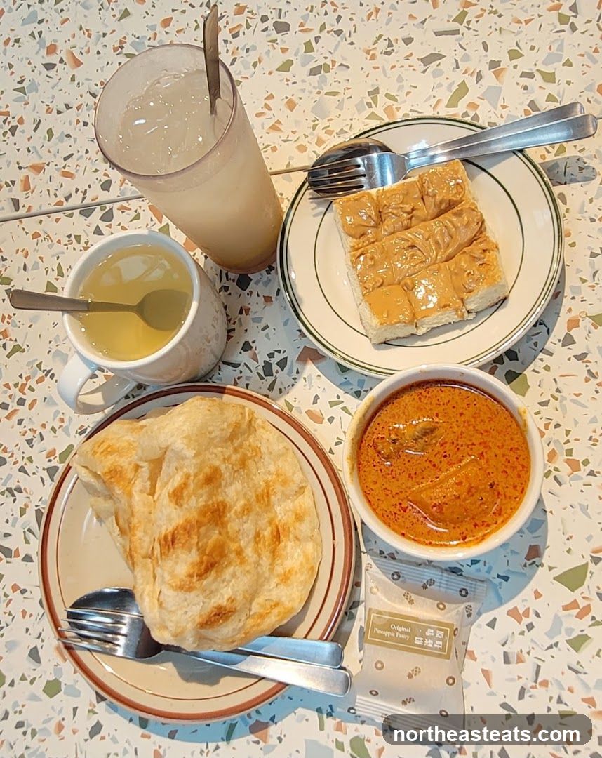 Roti Canai with Peanut Butter Toast and Curry