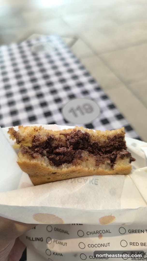 Chocolate filled pancake