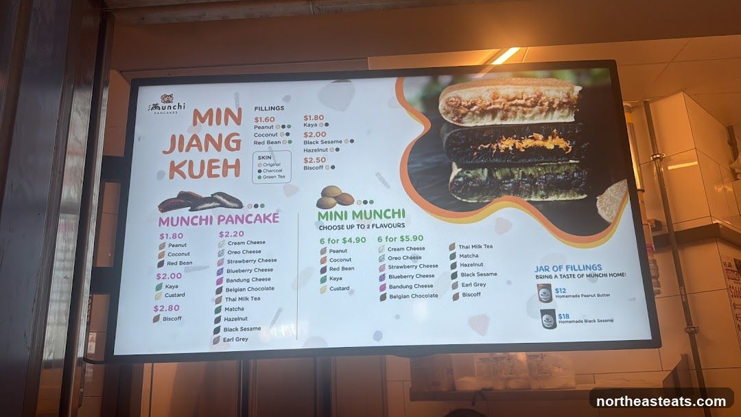 Munchi Pancakes Menu