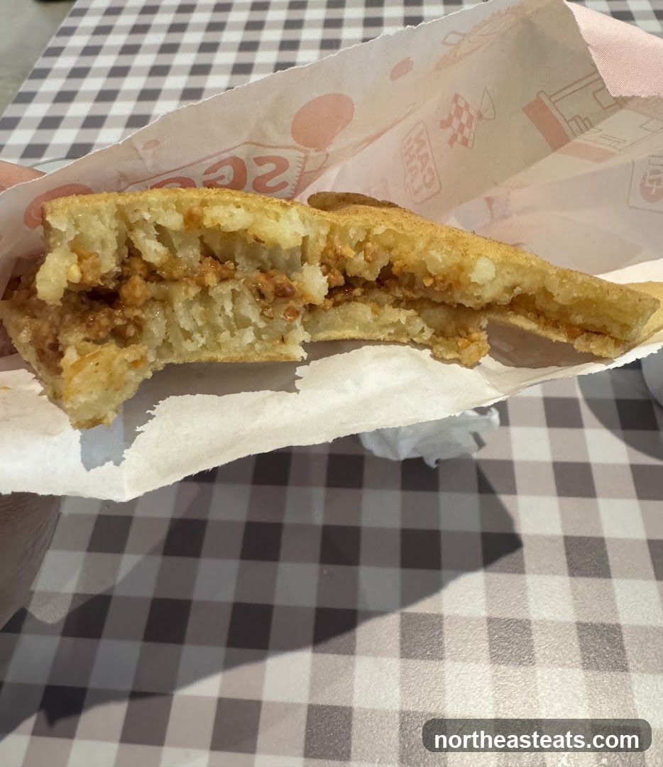 Peanut filled pancake
