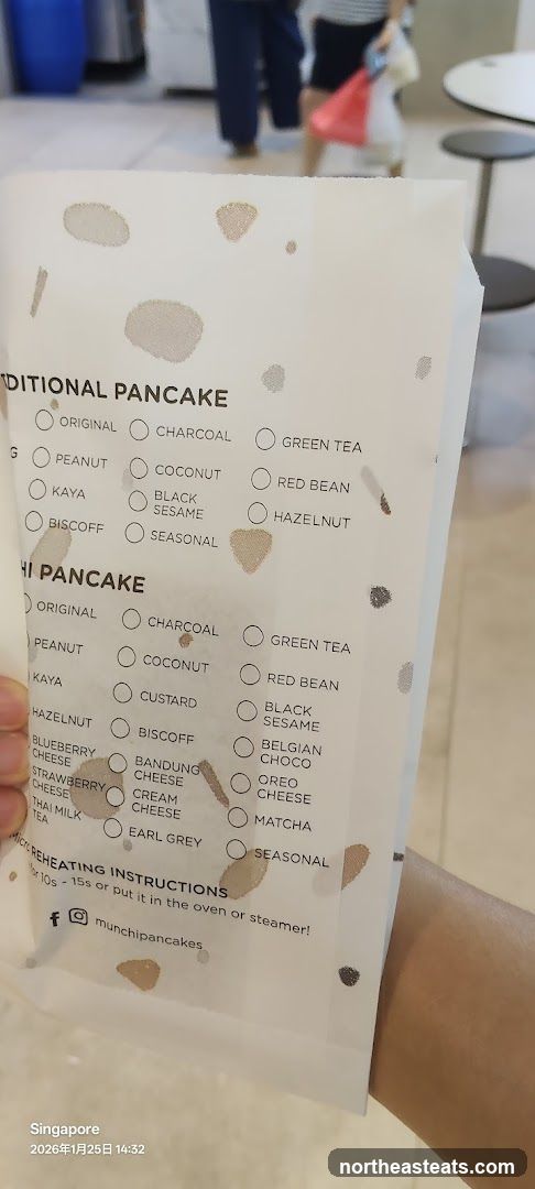 Pancake Menu
