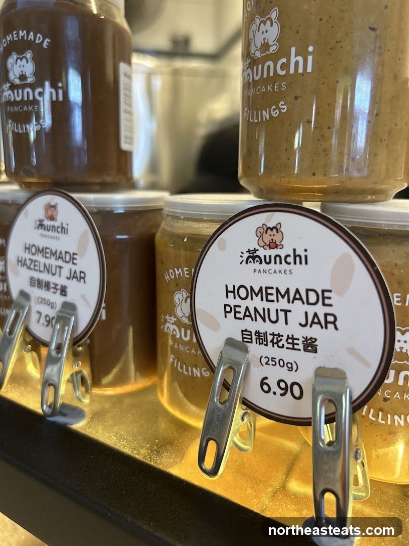 Jars of spreads