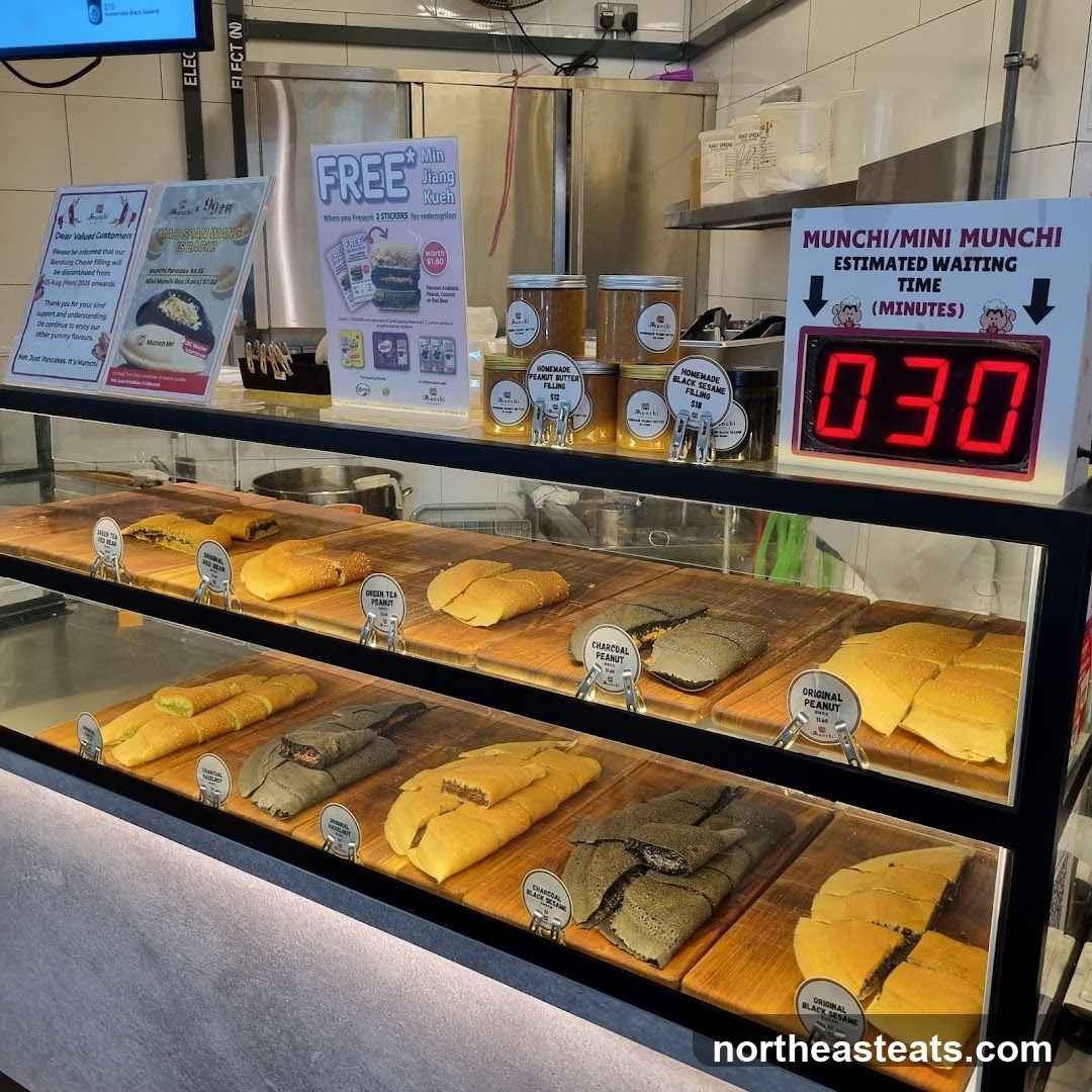 Pancake Display with Waiting Time Indicator