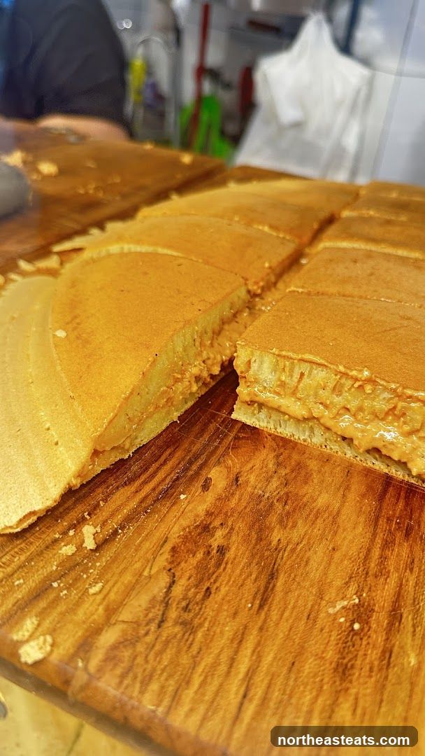 Peanut Pancake Slices