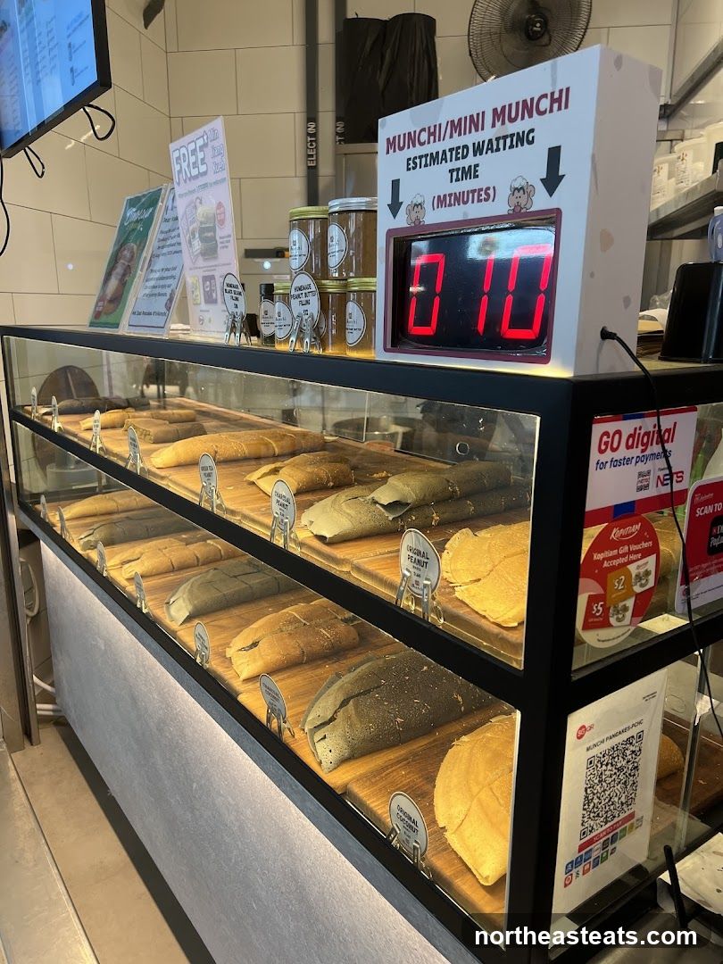 Food Display with Waiting Time Indicator