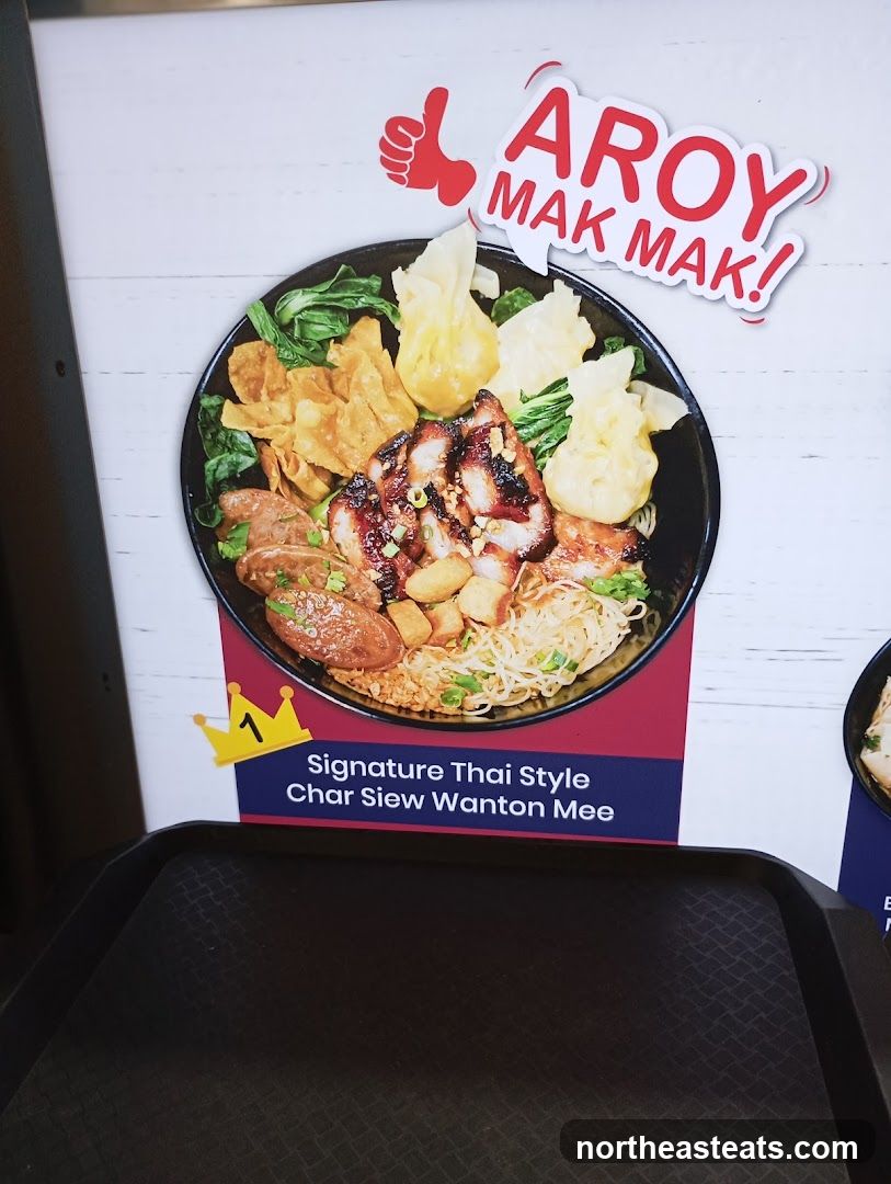 Signature Thai Style Char Siew Wanton Mee
