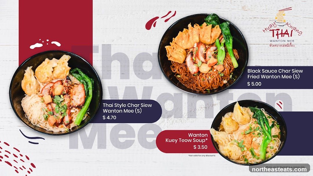 Huay Kwang Thai Wanton Mee Menu