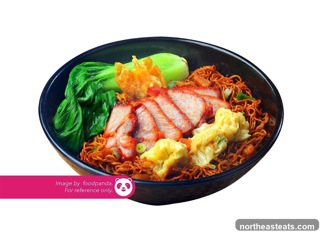 Noodles with Char Siu and Wontons