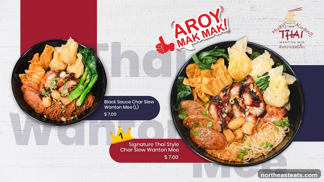 Thai Wanton Mee Menu