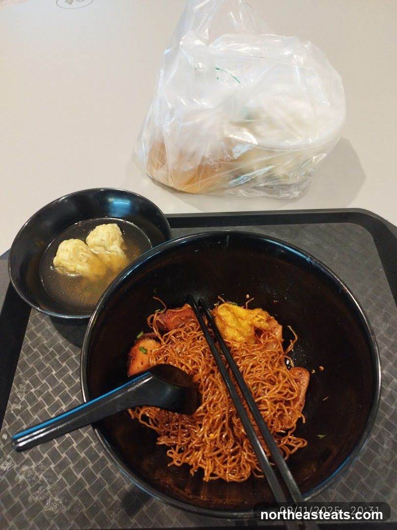 Noodles with Wontons