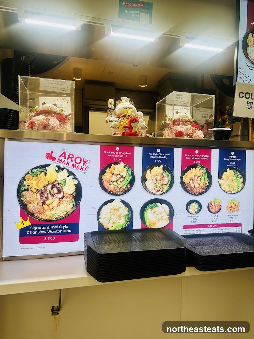 Food Stall Menu
