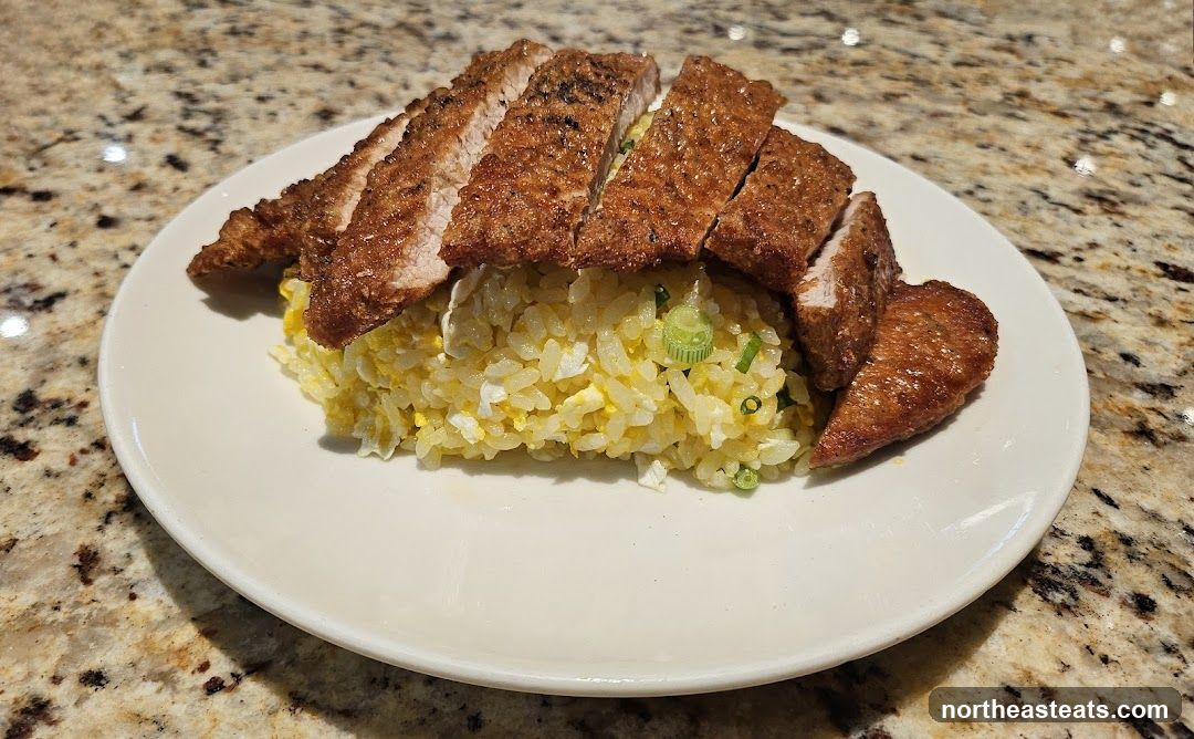 Pork Chop and Fried Rice