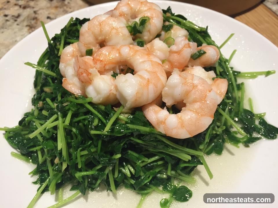 Shrimp and Greens