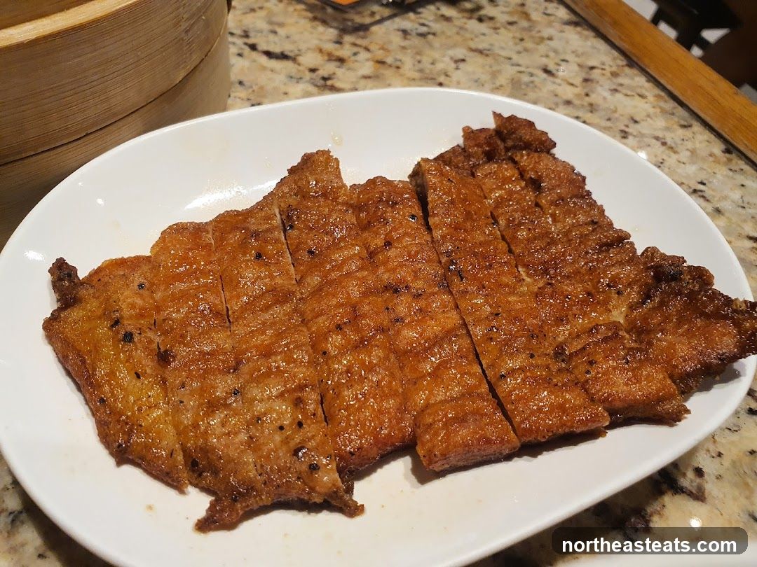 Sliced Crispy Pork Belly