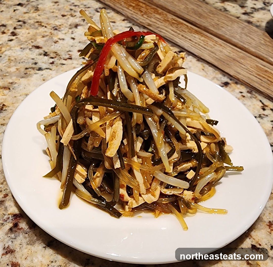 Tofu and Seaweed Salad