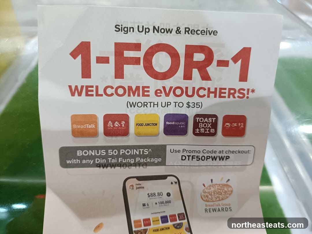 1-FOR-1 Welcome eVouchers