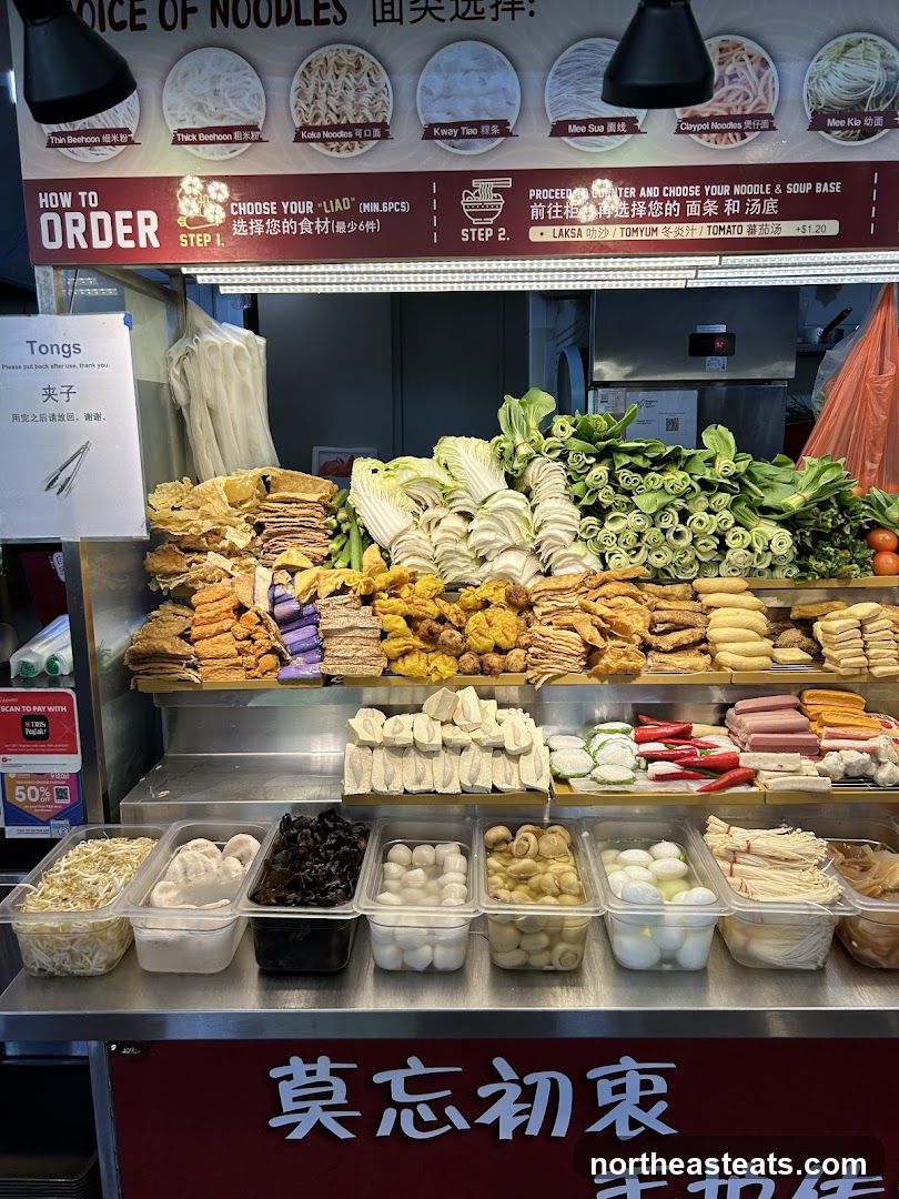 Noodle Stall Ingredients