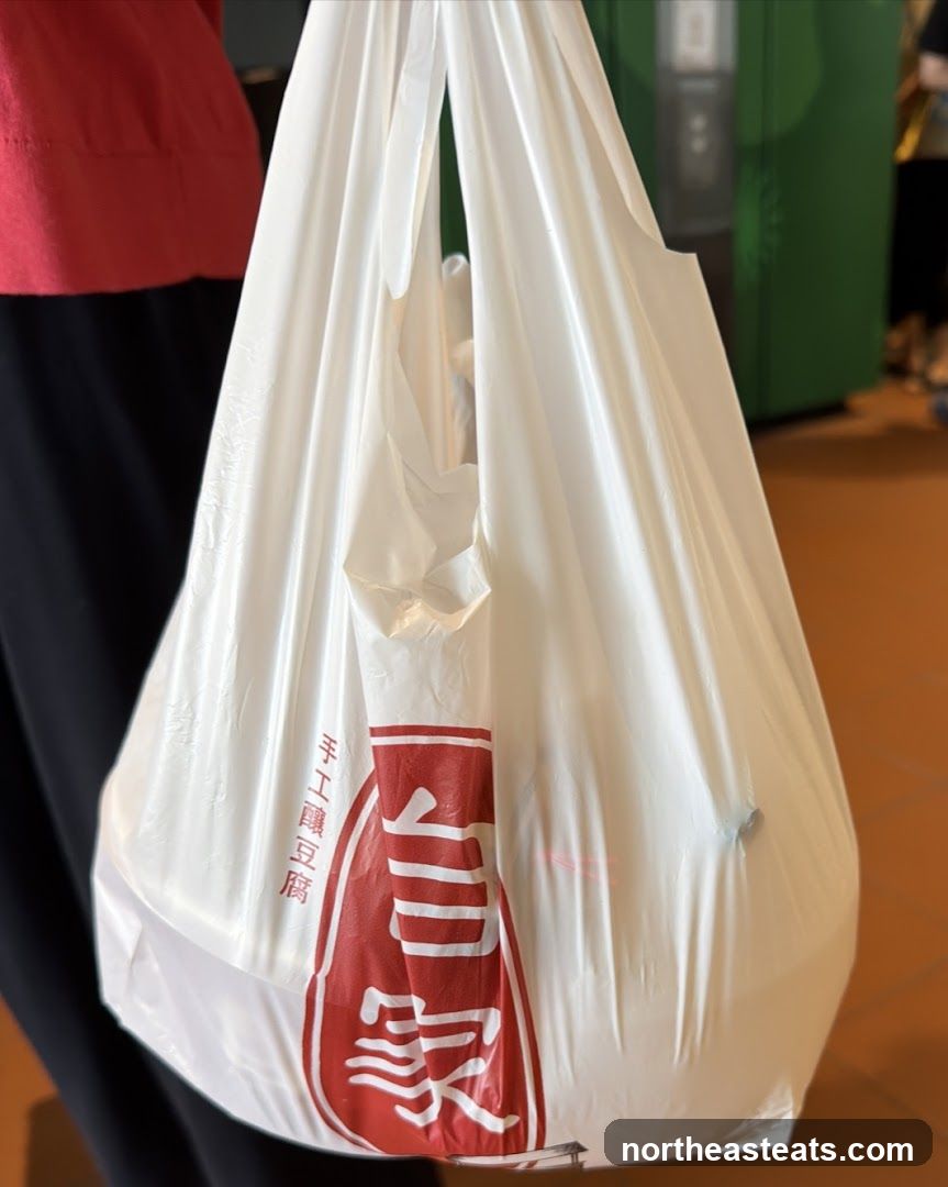 Plastic Bag with Food Items